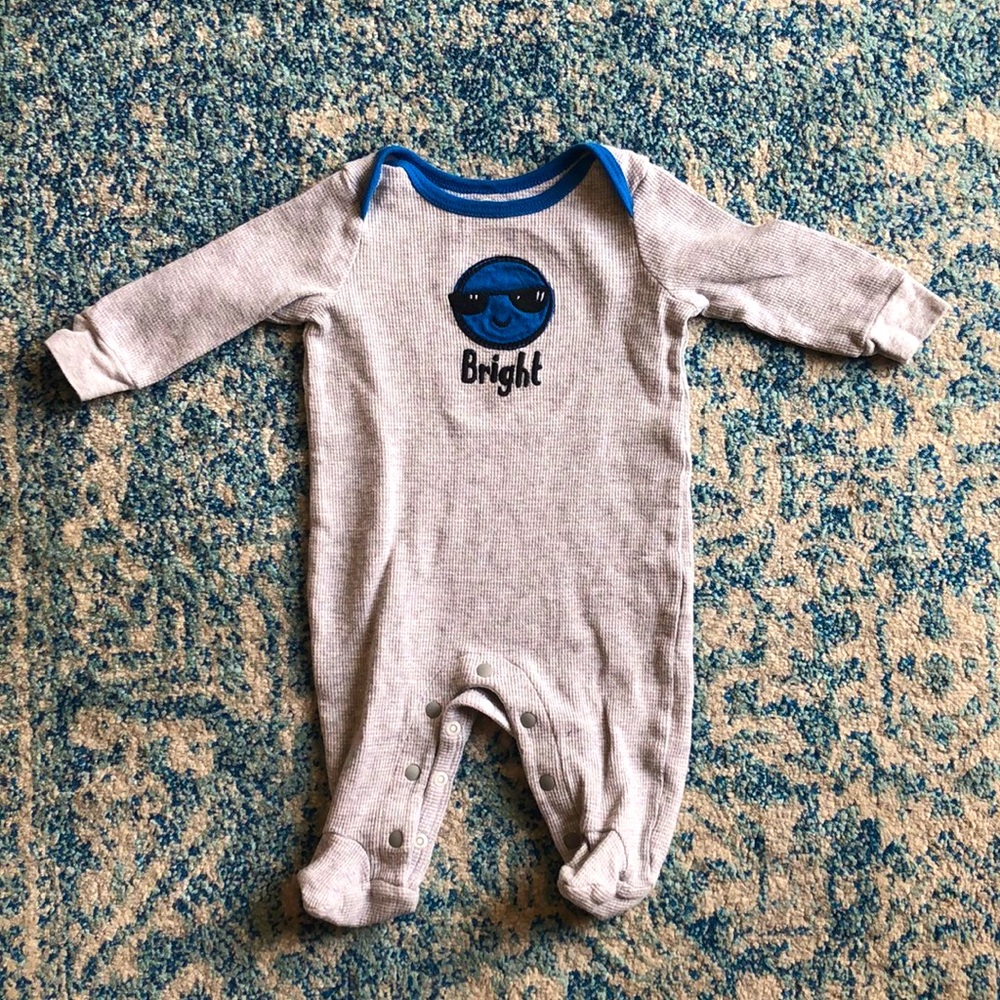 ORGANIC NWOT Cotton Lamaze Thermal Long Sleeve Footie 3M 😎
